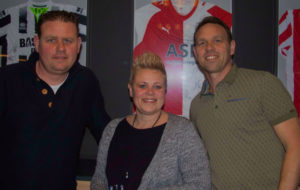 Mike, Dave en Brenda Warnaar