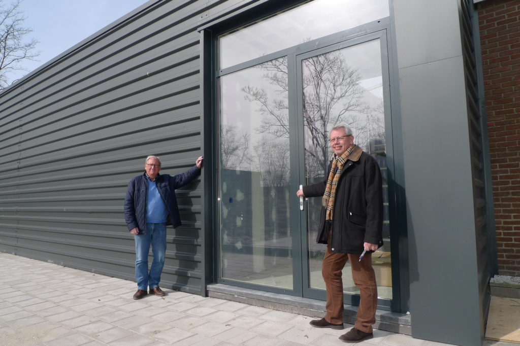 DE NIEUWE ACCOMMODATIE IS NIET VER WEG MEER VAN EEN GRANDIOZE OPENING