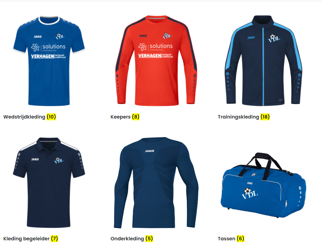 DE PRACHTIGE NIEUWE VDL-KLEDING IS NU TE BESTELLEN!