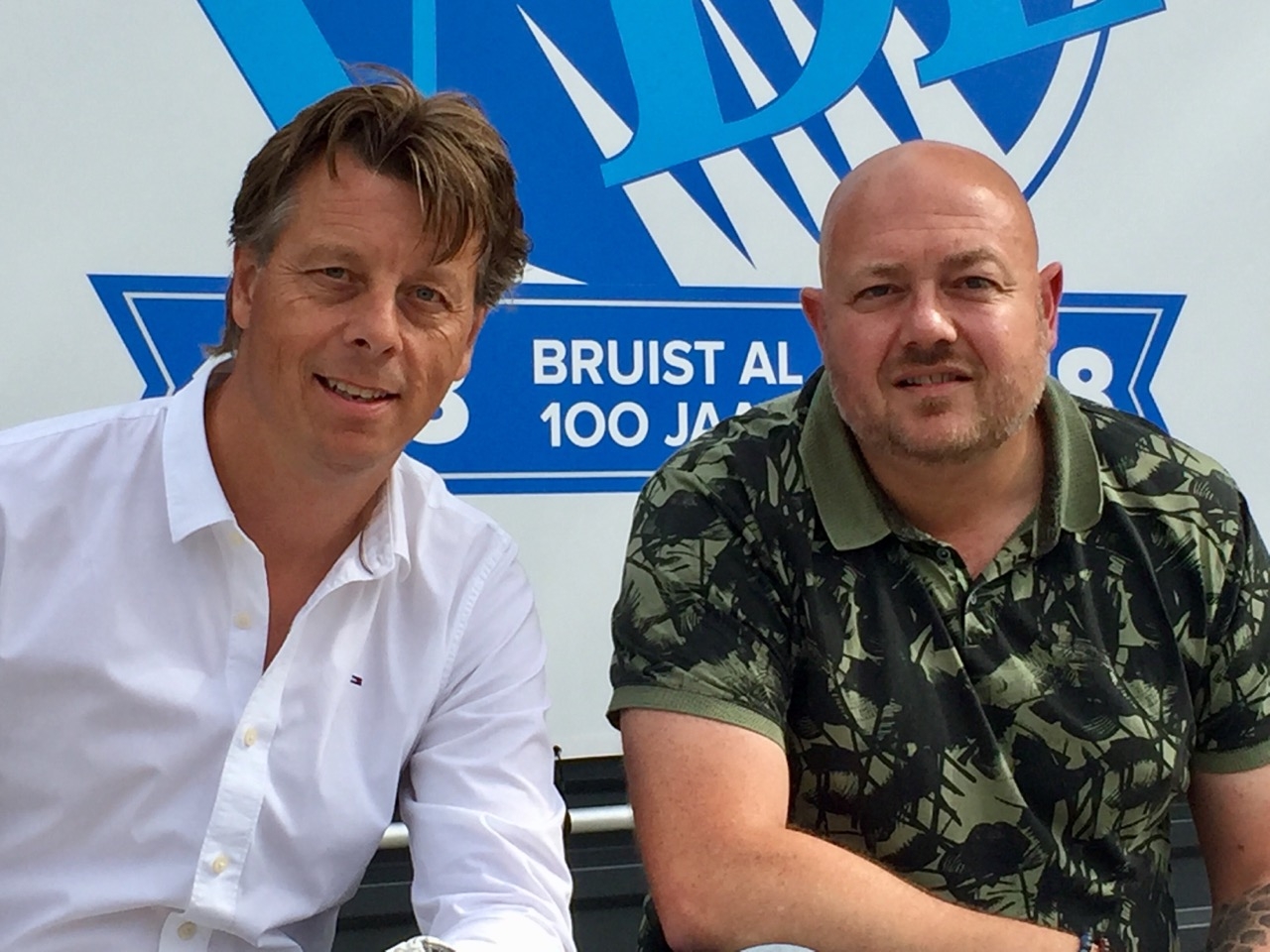 Edwin Kok (r.) en Maurice van der Kraan