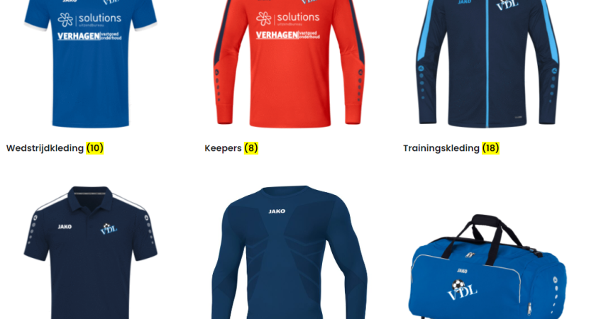 DE PRACHTIGE NIEUWE VDL-KLEDING IS NU TE BESTELLEN!