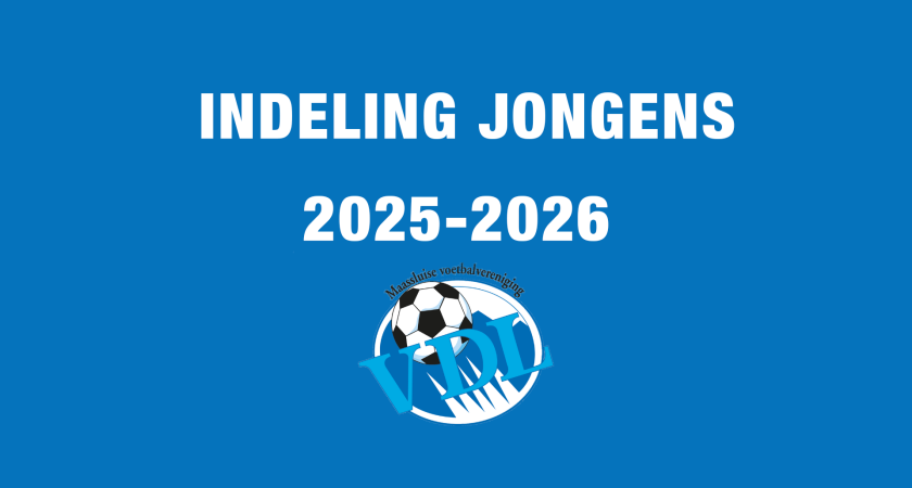 Voorlopige teamindelingen VDL MEIDEN seizoen 2025-2026