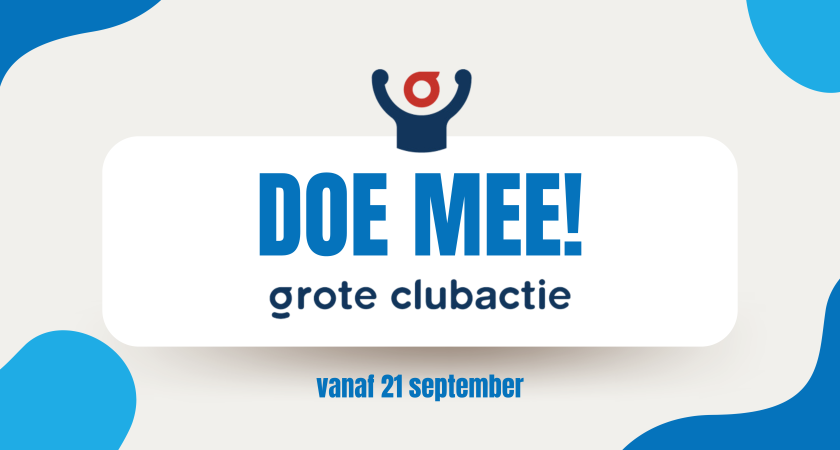 VDL doet mee aan de Grote Clubactie! Steun onze jeugd!